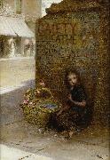 Augustus Earle The flower girl oil painting artist